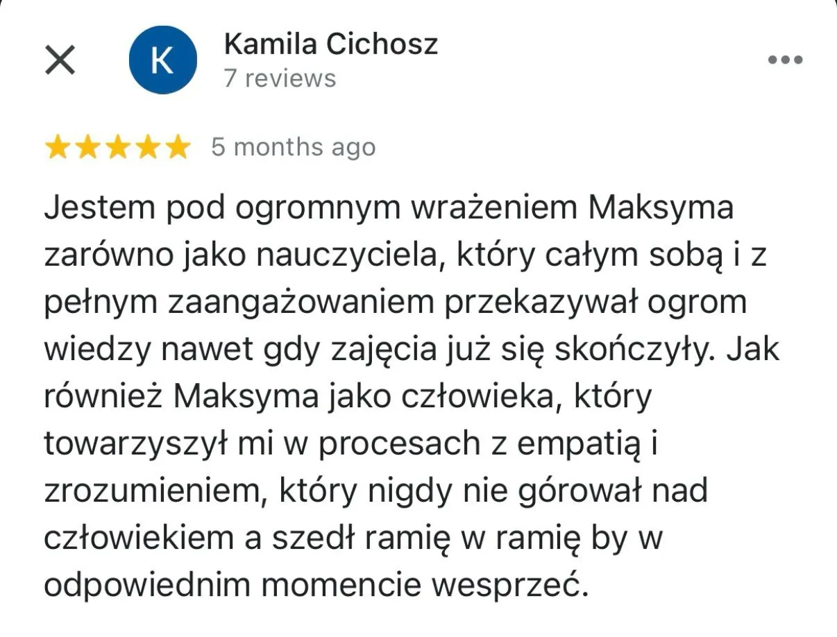 Opinia uczestnika MKM System 11